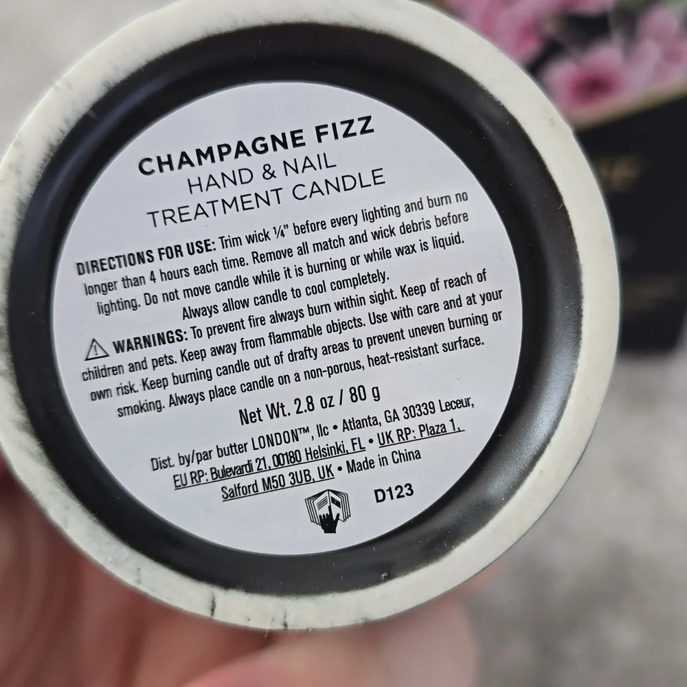 Butter London Champagne Fizz Manicure Candle